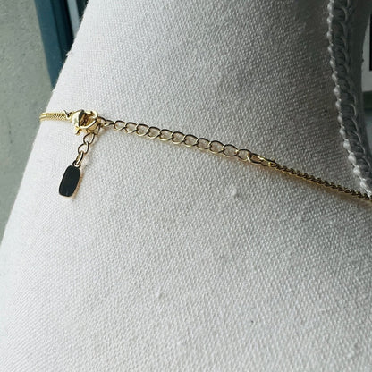 18Kt Dainty Gold Plated Brass Cuban Chain with Horsebit