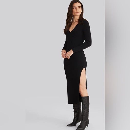 525 AMERICA - Allison: Maxi Lace Up Back Dress
