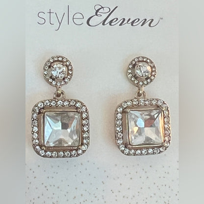 Square Crystal Charms