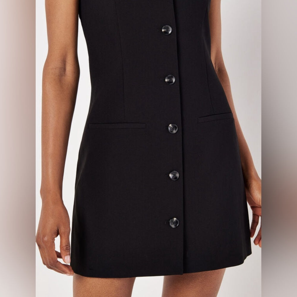 SO ♥️Apricot - Tailored Waistcoat Mini Dress