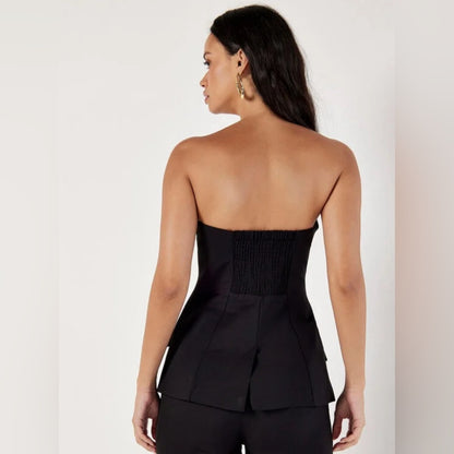 SO ♥️! Apricot  - Tailored Bandeau Waistcoat - Part of a Set