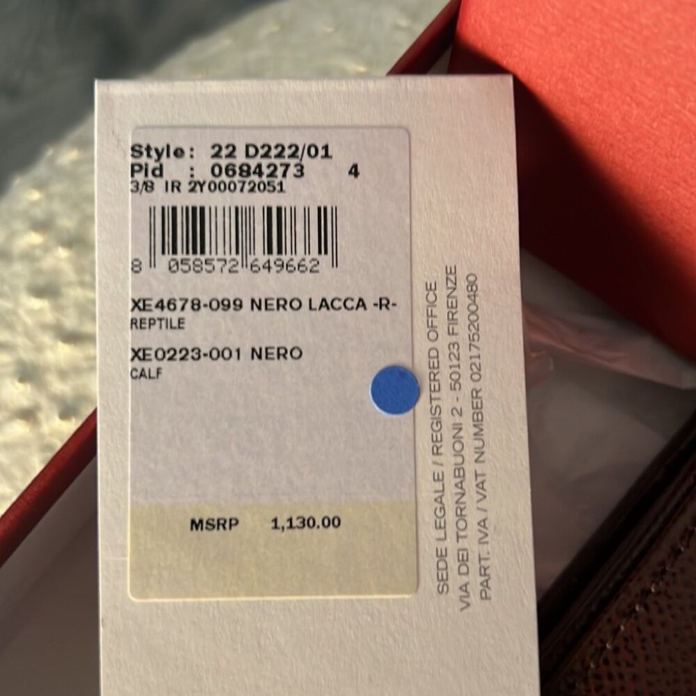 Salvatore Ferragamo Wallet - Lavendar Pebble