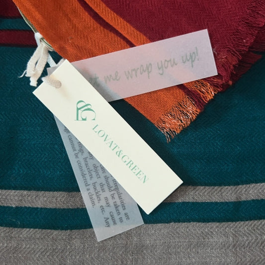 Lovat & Green 100% cotton - Carlota Orange