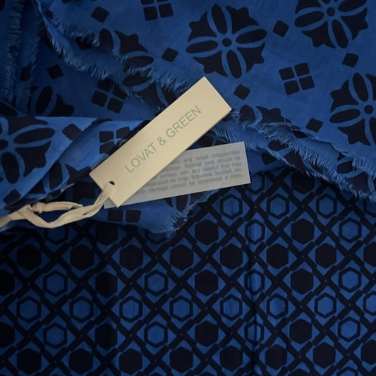 Lovat & Green 100% cotton - Jin Jan Navy