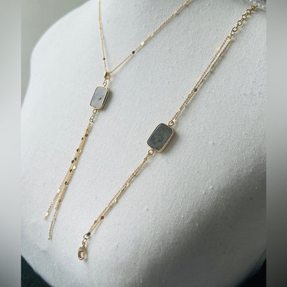 🌹 🪙 La Piece De Resistance - 18kt plated SET