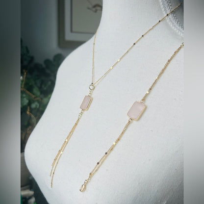 🌹 🪙 La Piece De Resistance - 18kt plated SET