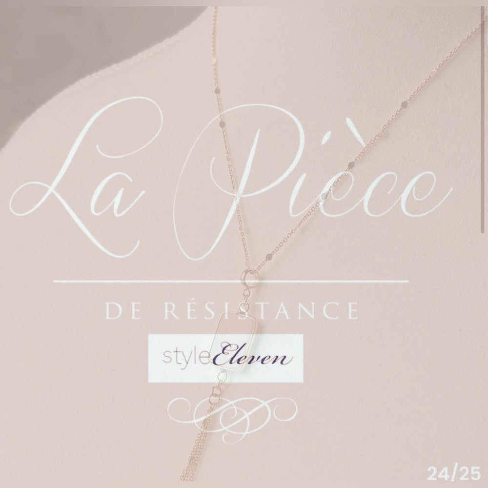 🌹 🪙 La Piece De Resistance - 18kt plated SET