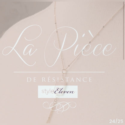 🌹 🪙 La Piece De Resistance - 18kt plated SET