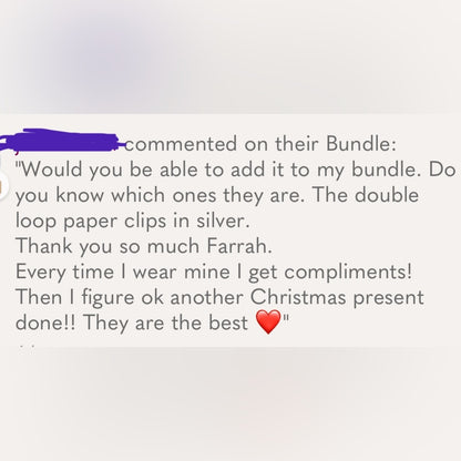 A Winner! ⭐️HOST PICK 🎉 1 Tier Paperclip 18kt Plated, SS & NOW SILVER Plated!
