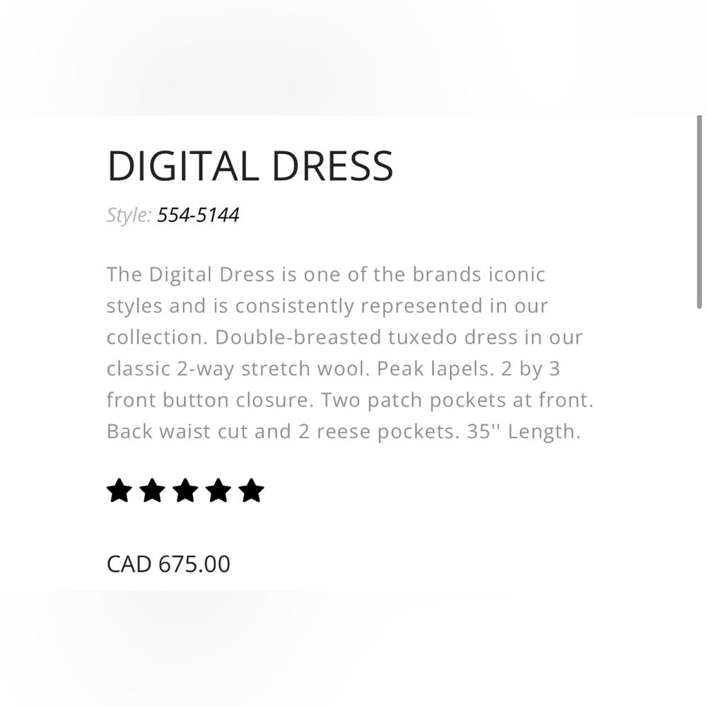 JUDITH & CHARLES- Digital Dress  (Black or White)