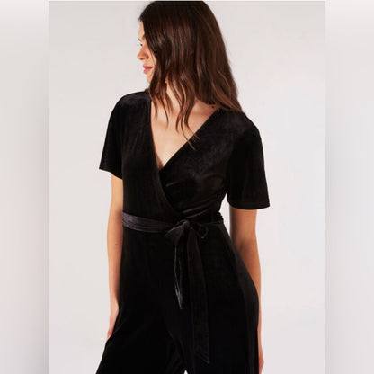 Apricot - Black Jumpsuit