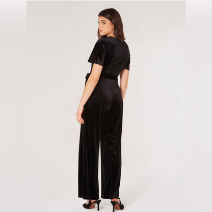 Apricot - Black Jumpsuit