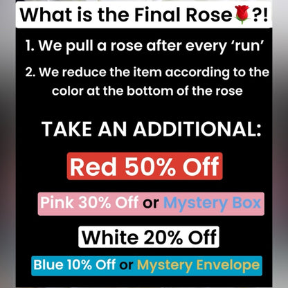 THE BIGGEST ANNUAL SALE EVENT - THE FINAL ROSE 🌹 Nov 11 /25-