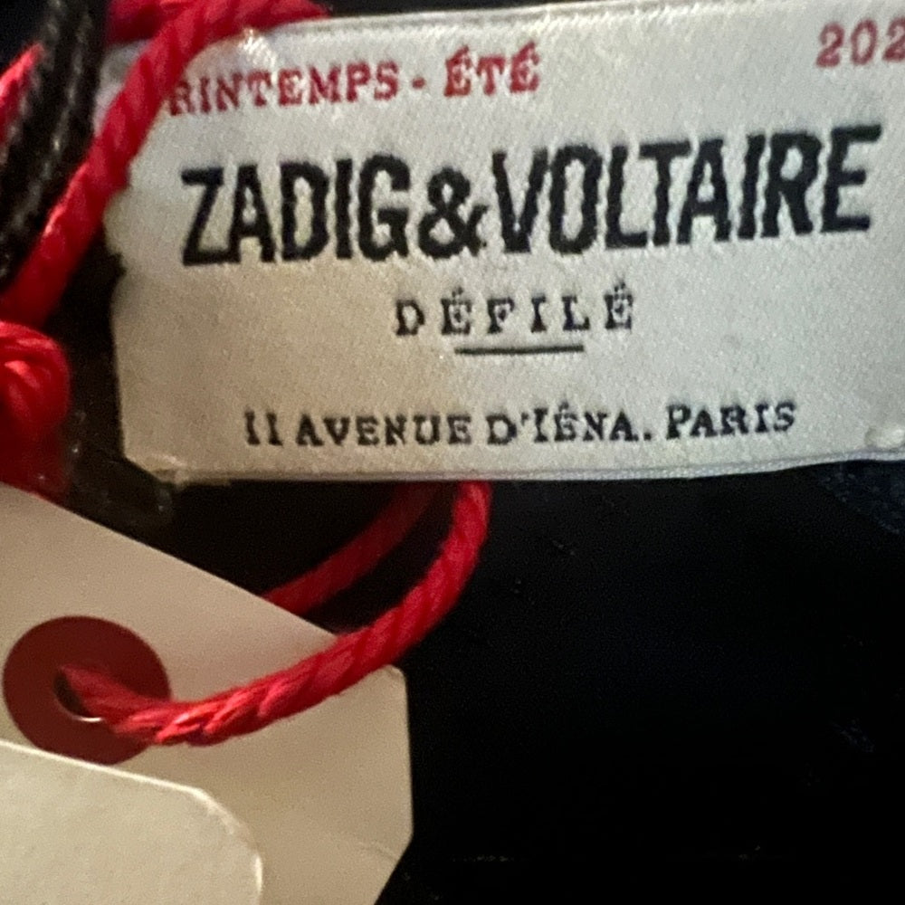 ☠️ Zadig & Voltaire - Row Crepe Straus Dress