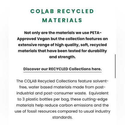 🚨COLAB COLLECTION -VEGAN Friendly 🦮 🚨Brand Notification Alert🚨