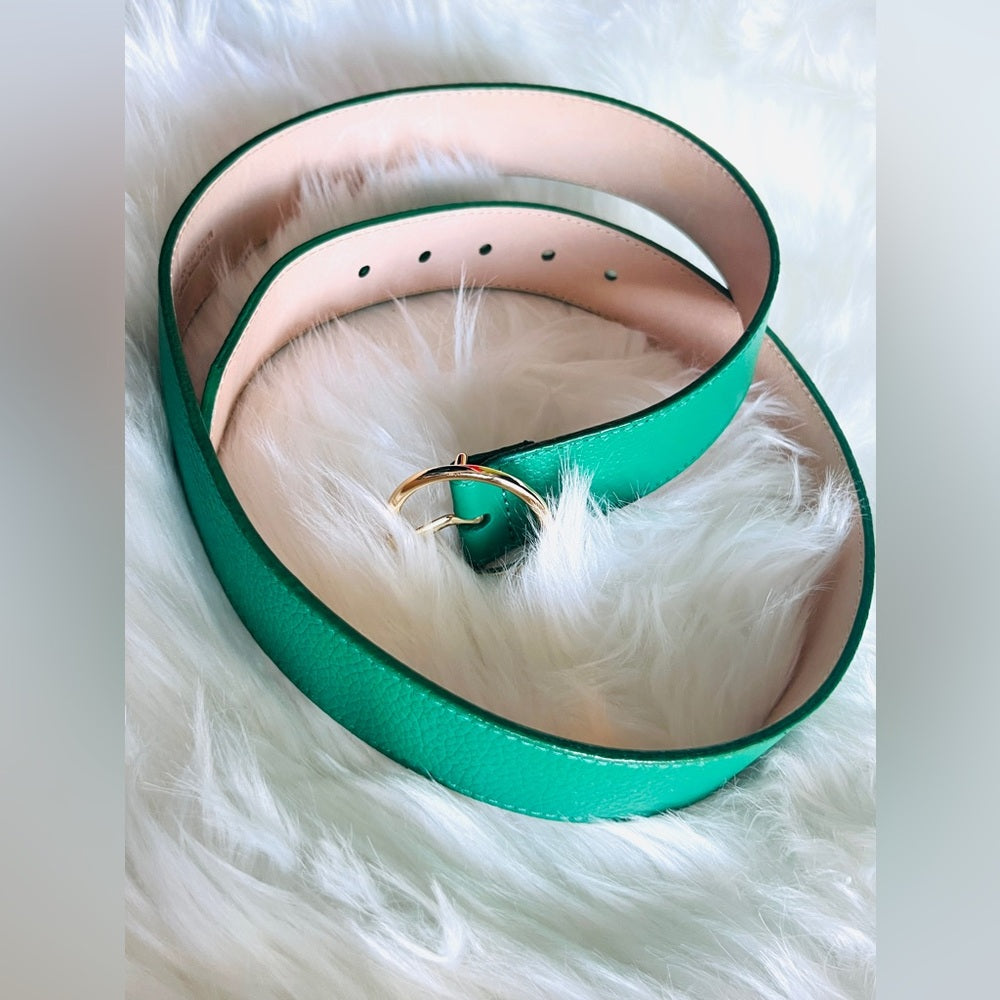 🇨🇦 Brave Leather Collection - Green Leather Belt