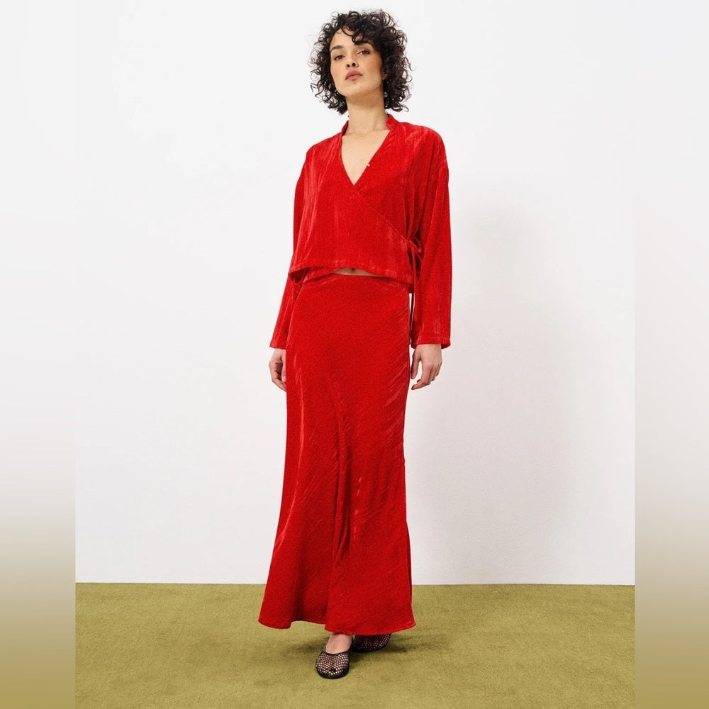 🇫🇷FRNCH - AIDEE RED BLOUSE