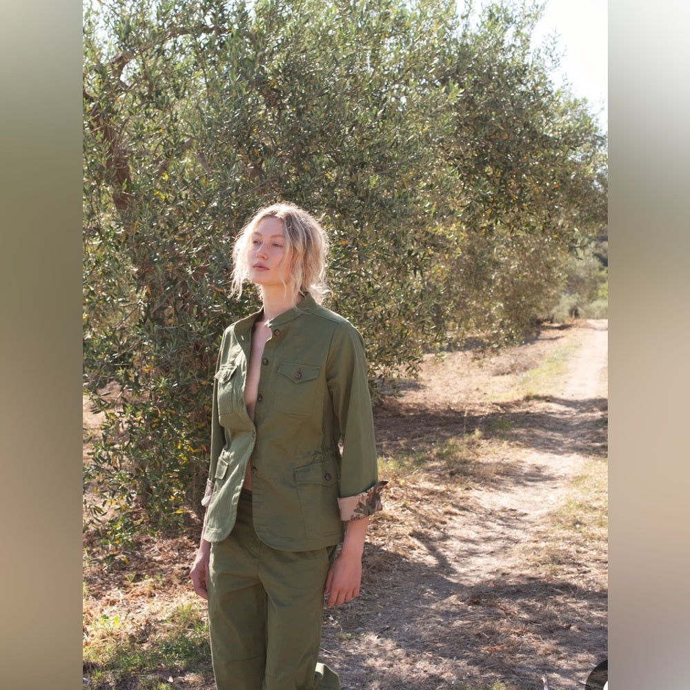 SUMMUM - SAFARI JACKET - Green