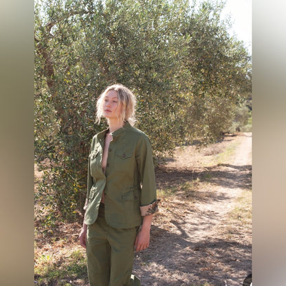 SUMMUM - SAFARI JACKET - Green