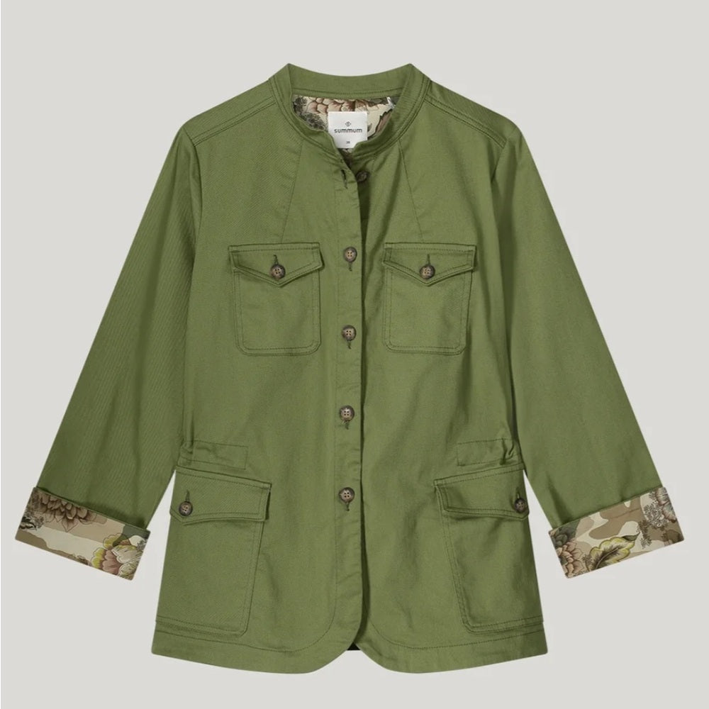 SUMMUM - SAFARI JACKET - Green
