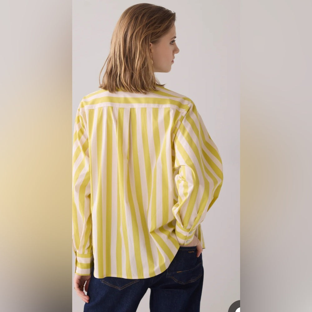 BLOUSE WITH BOW IN CONTRAST