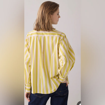 BLOUSE WITH BOW IN CONTRAST