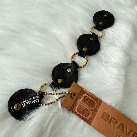 Elegant Black and Gold Women's Bracelet