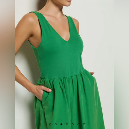 ⭐️ NATION LTD. Daria V-Neck Midi