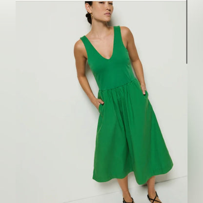 ⭐️ NATION LTD. Daria V-Neck Midi