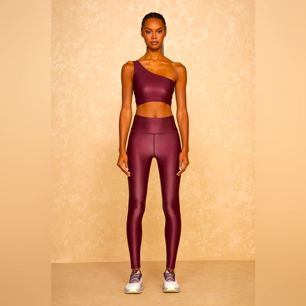 Sold Out Online!! NOLI -  LIQUID LEGGING & BRA TOO- CHERRY