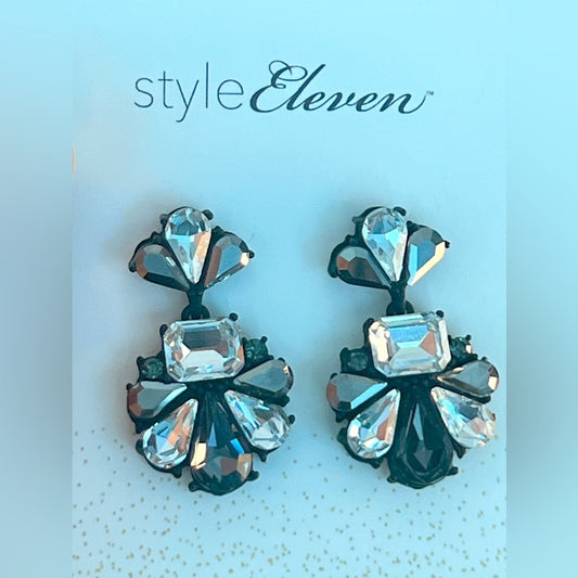 Art Deco Crystal Flower