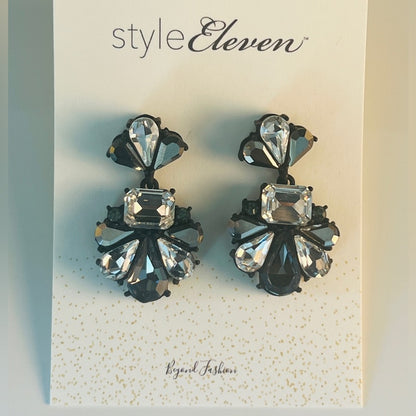 Art Deco Crystal Flower