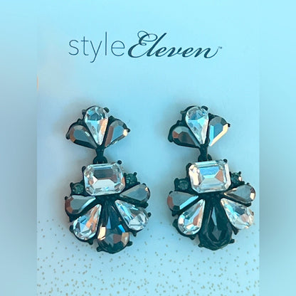 Art Deco Crystal Flower