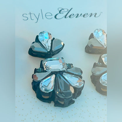 Art Deco Crystal Flower