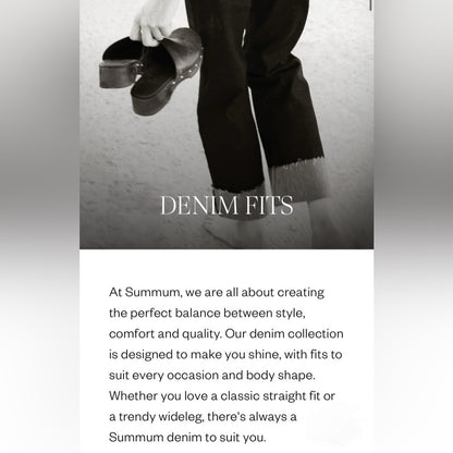 BLUE DAZE by SUMMUM - Denim Line 🚨Brand Notification🚨