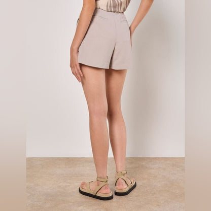 🍑Apricot - Tailored Woven Mini Skort