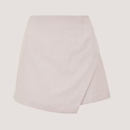 🍑Apricot - Tailored Woven Mini Skort