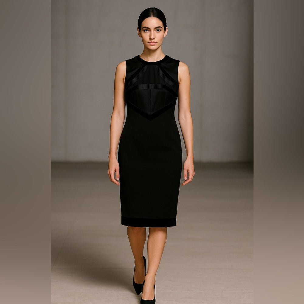 💎Balenciaga Black - Multi-textured Dress
