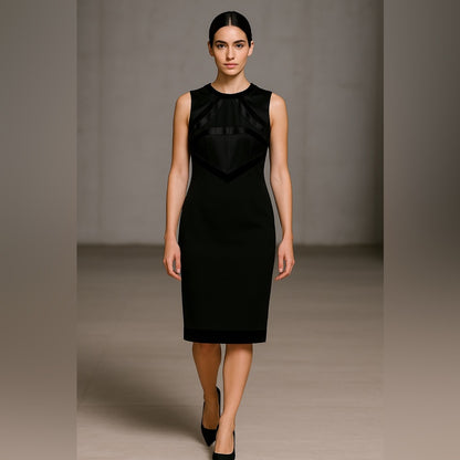 💎Balenciaga Black - Multi-textured Dress