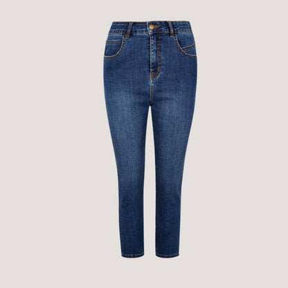 🍑Apricot- Sara Skinny Fit Capri Jeans (waist 26” stretch 28”)