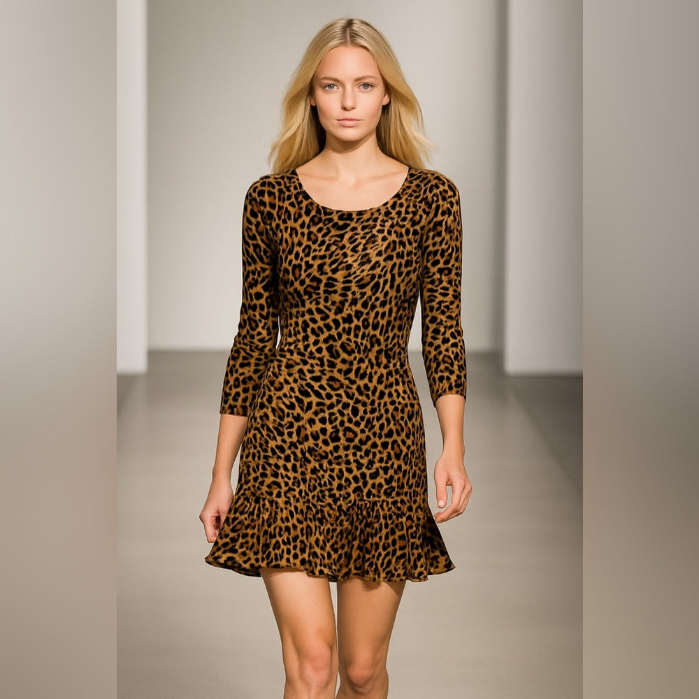 💎 Rixxo Animal Print Flirty Dress