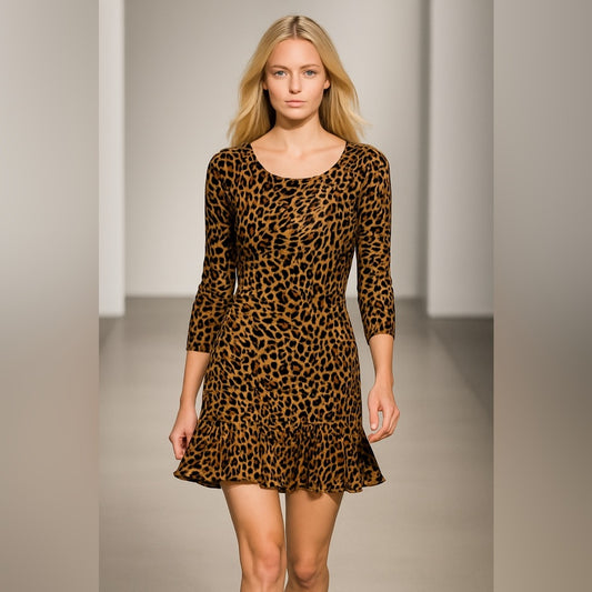 💎 Rixxo Animal Print Flirty Dress
