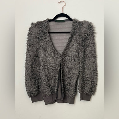 Unique Gray Cardigan - Micro Giovannini