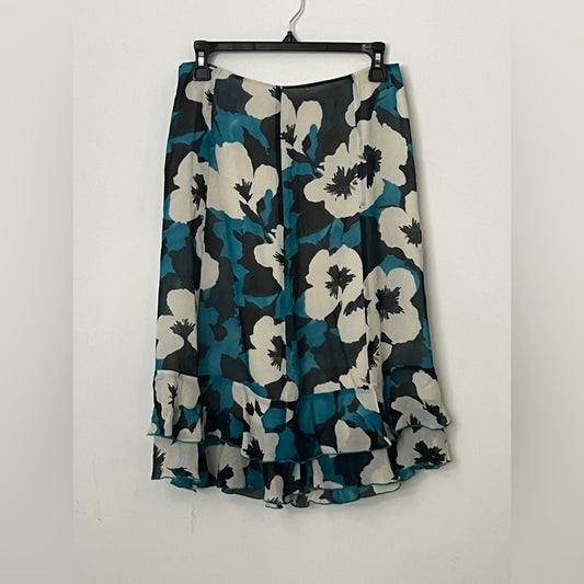 Oscar De La Renta Summer Floral Skirt