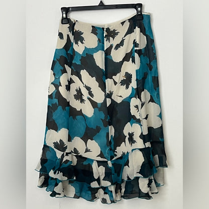 Oscar De La Renta Summer Floral Skirt