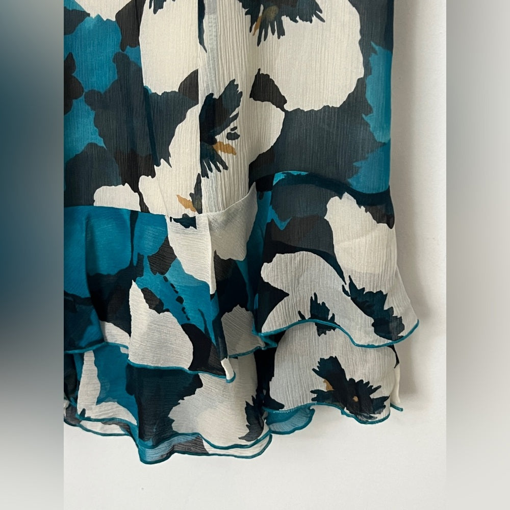 Oscar De La Renta Summer Floral Skirt