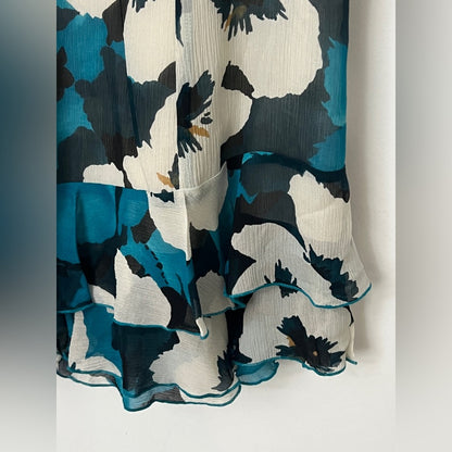 Oscar De La Renta Summer Floral Skirt