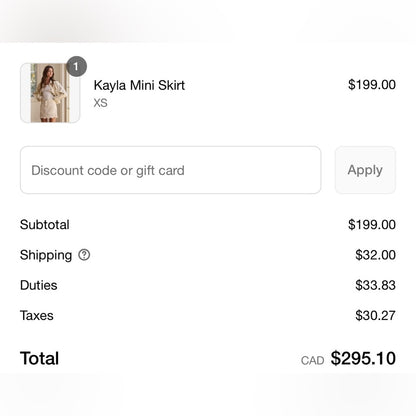 🌊 SWL - KAYLA MINI SKIRT