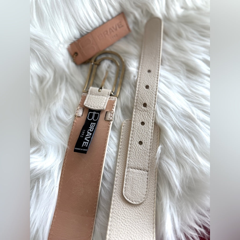 🇨🇦 Brave Leather Collection - White Stasa Santorini Nappa