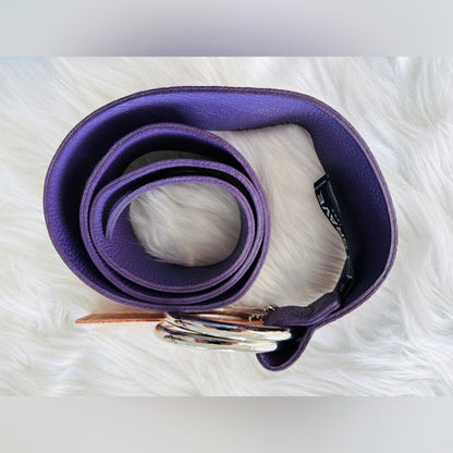 🇨🇦 Brave Leather Collection - Purple Celina Leather Belt